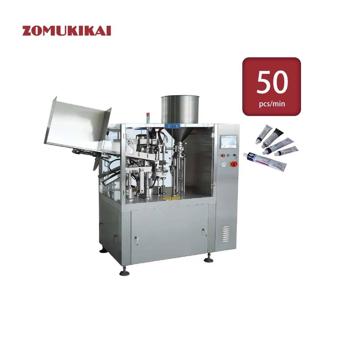 Aluminum tube filling sealing machine