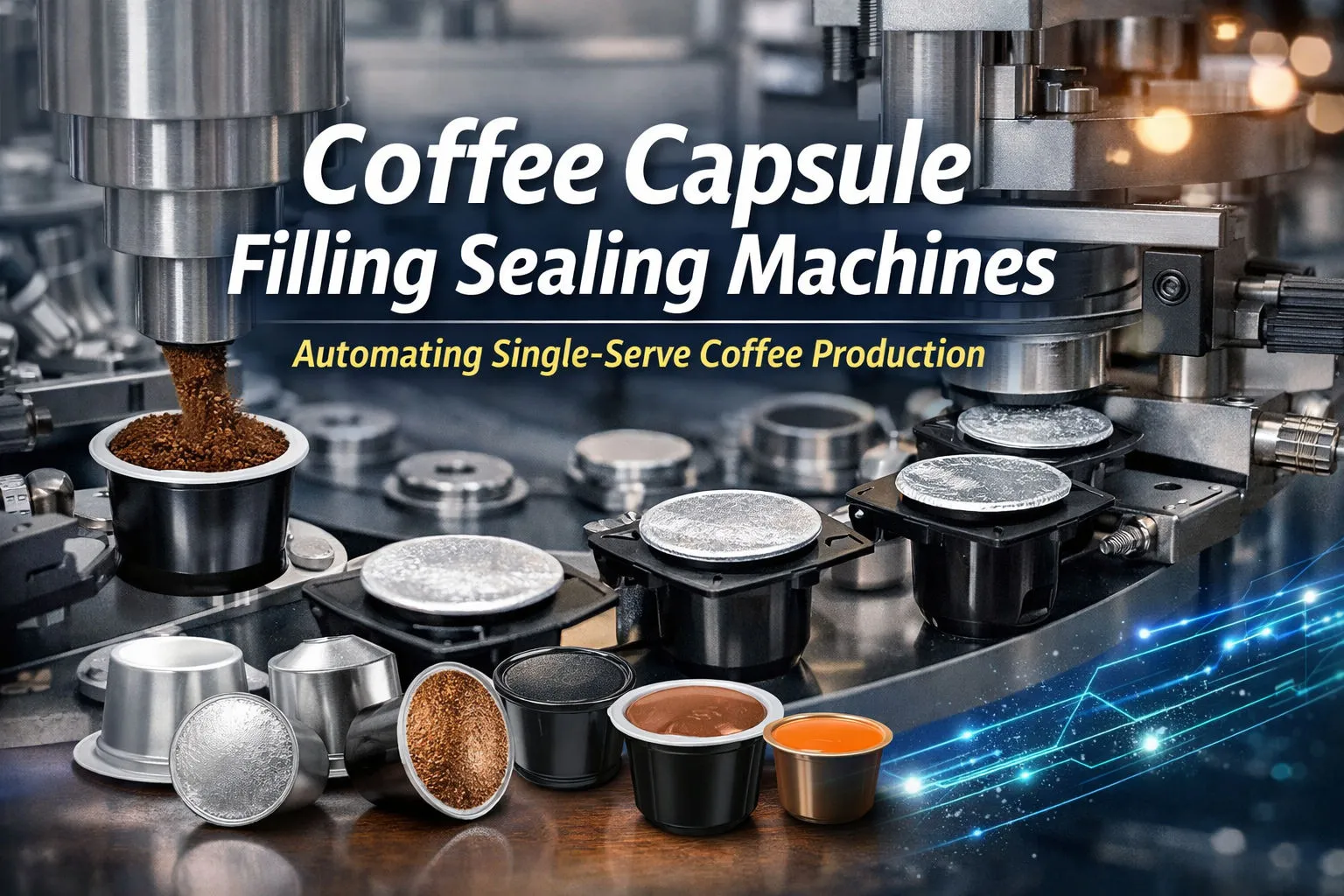 Automatic Coffee Capsule Filling Sealing Machine