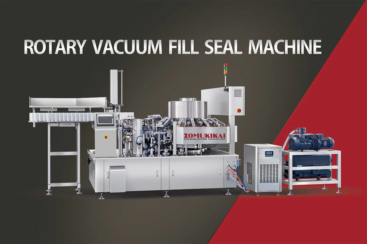 Rotary Vacuum Fill Seal Machine