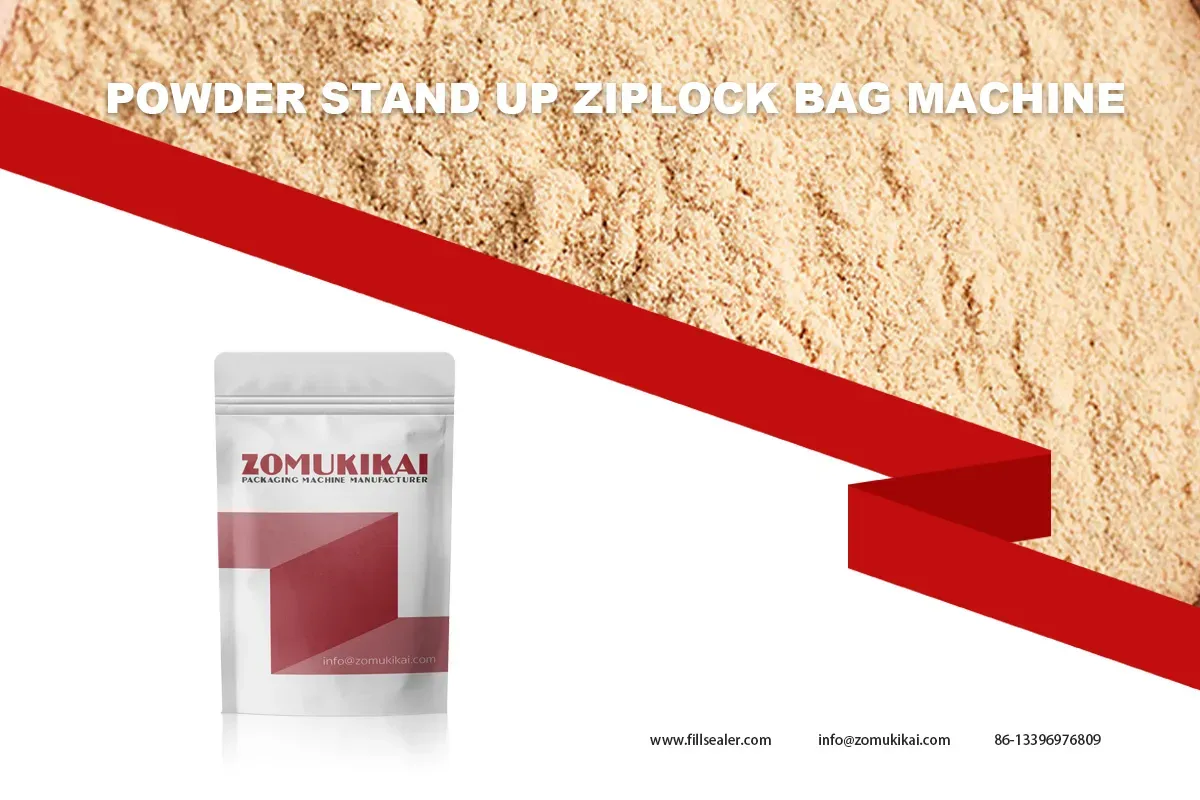 Polvo Stand Up Ziplock Bag Machine: envasado avanzado para industrias modernas