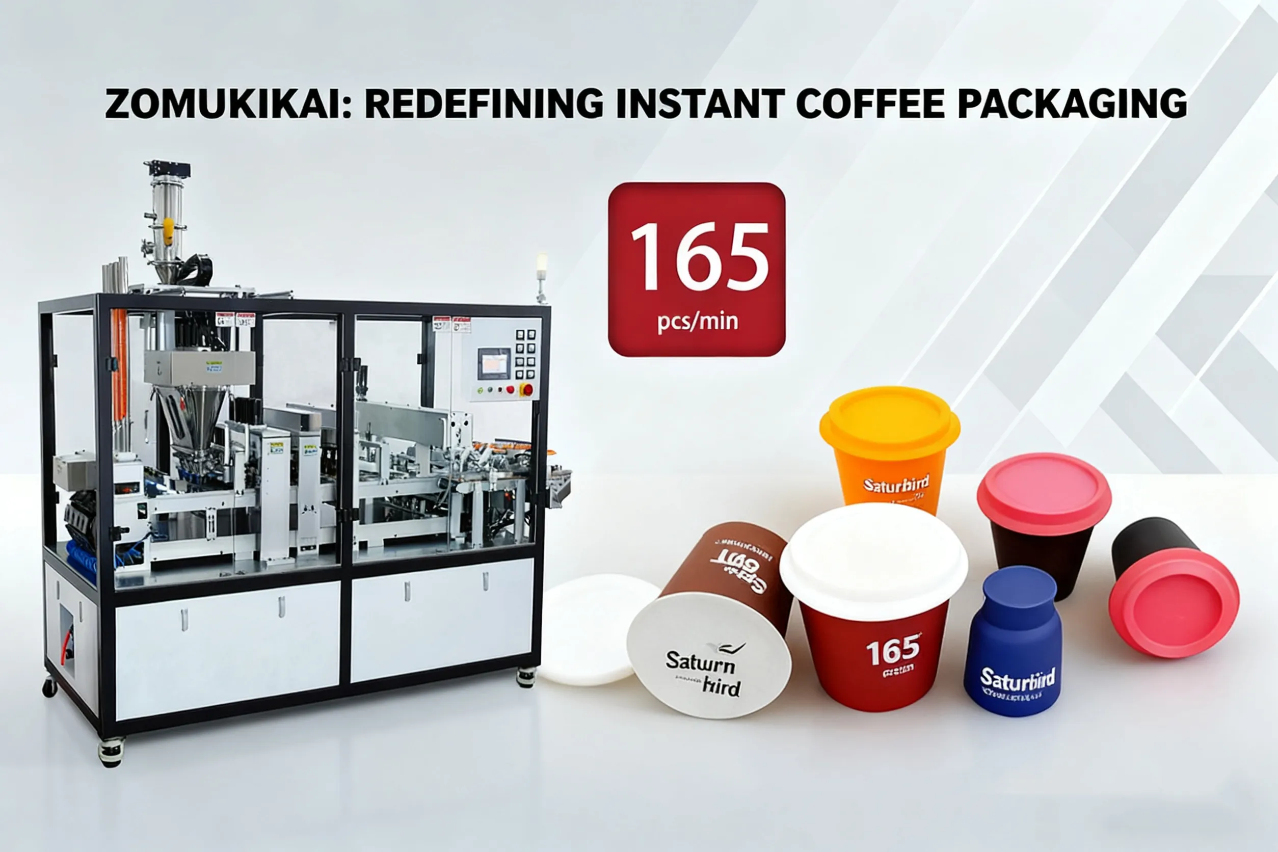 溫州術睦機械有限公司推出針對咖啡和飲料膠囊市場的ZC-CCM 80 Dolce Gusto®膠囊灌裝和密封機
